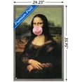 thumbnail image 3 of Reinders - Mona Lisa Bubble Gum Wall Poster, 22.375" x 34" Framed, 3 of 5