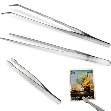 3 pcs Extra Long Tweezers Precision Tweezers Stainless Steel Tweezers for Gardening