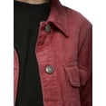 thumbnail image 6 of Women's Casual Corduroy Button Down Long Sleeve Short Jacket Outerwear, 6 of 6