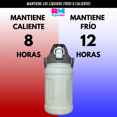 thumbnail image 3 of Botella Térmica RM REGALOMEX Acero Inoxidable 800ml Frío/Caliente Negro Grande, 3 of 5