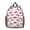 Fireman and Bunting, variant on Fireman and Elephant Grey Pattern Backpack for School, Cute School Bag with Adjustable Shoulder Straps and Padded Back, 13.8"x11.4"x6"