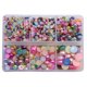 thumbnail image 1 of 3000 piezas mezclan 6 tamaños 2 mm-8 mm perlas multicolores semiperlas planas semicirculares Sailing Electrónica, 1 of 1