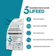 thumbnail image 4 of Suplemento Alimenticio LIFEED5 2 Pack Colageno Hidrolizado 5 en 1 Articulaciones y Huesos 810g, 4 of 8