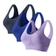 thumbnail image 1 of HongQid 3pcs Wireless Bras for Women Sports Bra No Underwire with Support - Seamless Bralettes Everyday Comfort Tshirt Bra, 1 of 2