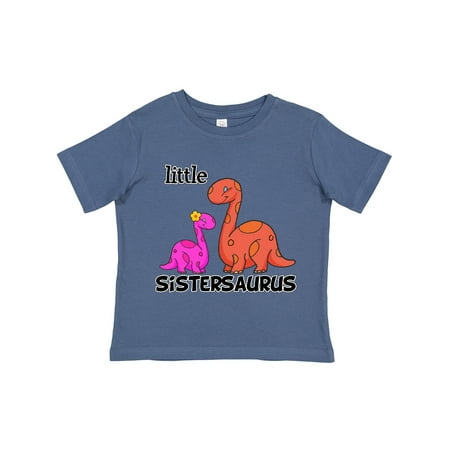 

Inktastic Little Sistersaurus Gift Toddler Toddler Girl T-Shirt
