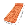 thumbnail image 4 of Sentmoon Beach Accessories Beach Day Essentials Step On Inflatable Sleeping Pad Outdoor Proof Sleeping Pad Camping Portable Nap Cushion, 4 of 7