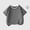 Gray, variant on Spazoro Girls T-Shirts Tee, Crew Neck 100%Cotton Solid Color Short Sleeve Casual Tops for Kids Black Size 6