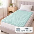 thumbnail image 3 of DMI Convoluted Foam Bed Pad Mattress Topper, Twin Size, 33"H x 72"W x 3"D, Blue, 3 of 8