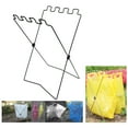thumbnail image 4 of Trash Rack, Hanging Trash Garbage Bag Holder Plastic Bag Shelf, Trash Bag Bracket Holder Plastic Bag Rack for Kitchen Camping Picnic, 4 of 8