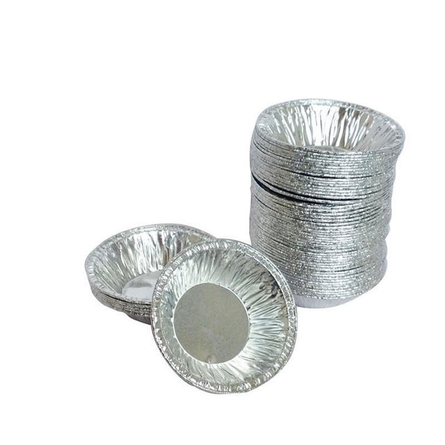 Paquete de 250 moldes para pasteles, mini moldes desechables para pasteles, moldes para pasteles de aluminio para hornear, almacenar y recalentar, pasteles, tartas y quiche