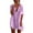 B-23Purple1, variant on Women's Chiffon Shirt Dresses Summer Dresses Mid Length Loose Solid Color Short Sleeved Comfortable Loose Shirt Casual Business Shift Dress Trendy