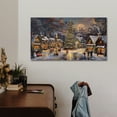 thumbnail image 4 of Christian Wall Art Jesus God Canvas Art Christmas Village Painting For Livingroom Decor Office Bedroom Decoration, 4 of 7