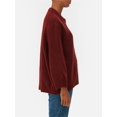 thumbnail image 3 of Women Autumn Winter Knit Sweater Long Sleeve Crew Neck Oversized Sweatshirts Casual Knitwear, 3 of 6