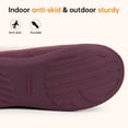 thumbnail image 6 of EverFoams Women's Micro Suede Cozy Memory Foam Winter Slippers with Fuzzy Faux Fur Collar and Indoor Outdoor Rubber Sole, 6 of 6
