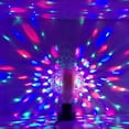 thumbnail image 2 of AAOMASSR E27 6W Double-Headed LED Ball Stage RGB Light Bulb Rotating Lamp KTV Party Disco, 2 of 2