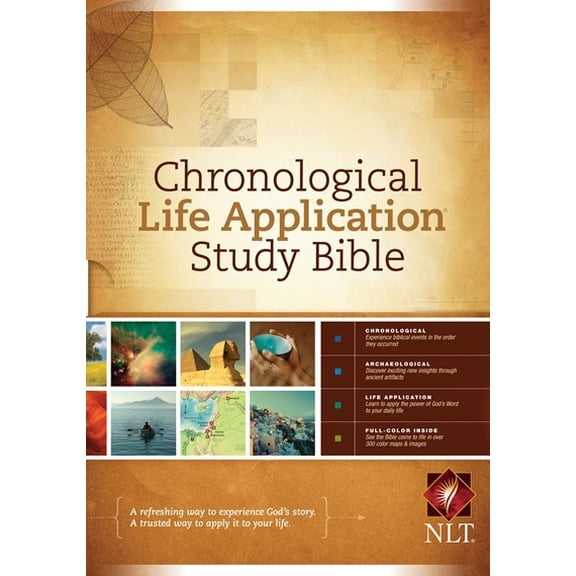 NLT Chronological Life Application Study Bible-Hardcover
