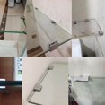 thumbnail image 4 of 2 pack Zinc Alloy Fixed Glass Handrail Clamp Fixed Clamp Adjustable Glass Brackets A-8-10mm, 4 of 8