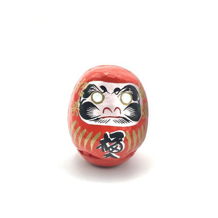 Daruma Doll Paper-Mache 2.3"" Tall