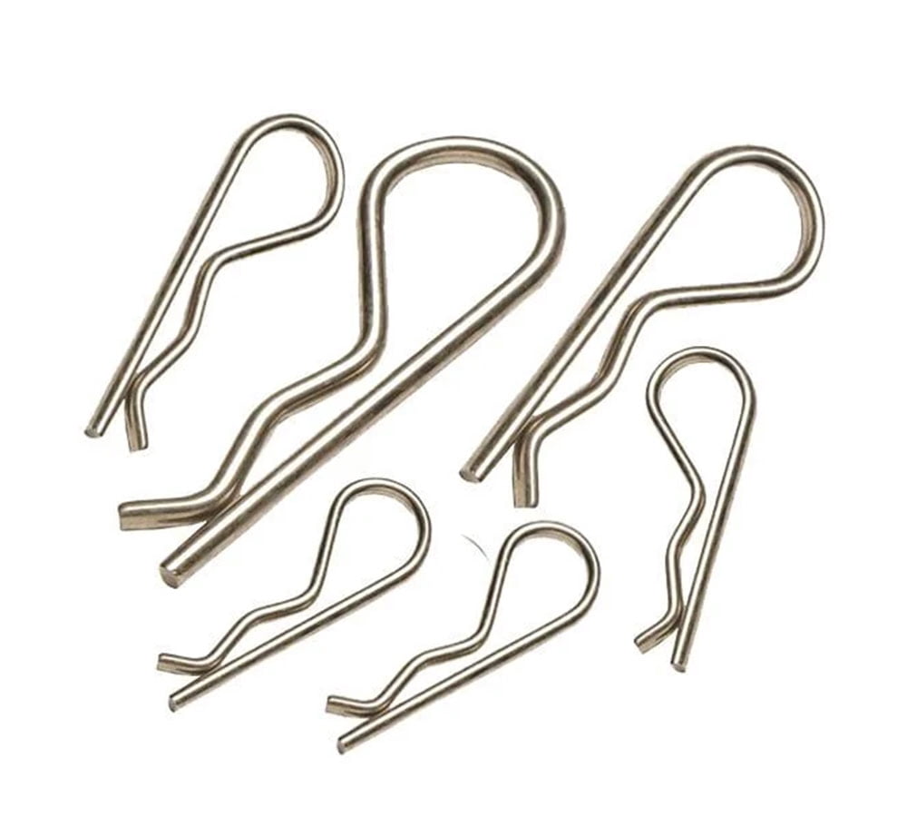 AgraLink Steel Hair Pin Clips, 1/8", Fits Pins 1/2" - 7/8" - 8 Pack (5 Clamshells of 6 pcs each) Free Shipping