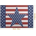 thumbnail image 3 of Washable Kitchen Placemats Set of 4, 4th of July Table Mats for Dining Table Party Decorations, American Star on Red Striped Vintage Independence Day Non-Slip Heat-Insulation Place Mat Sets, 3 of 6