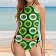 thumbnail image 1 of WILLBEST Traje De Baño Natacion Mujer Traje De Baño De Dos Piezas Estampado Informal De Verano Para Mujer 639, 1 of 9