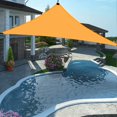 thumbnail image 4 of Voile D‘ombrage Triangulaire, 3 x 3 x 3M Toile Ombrage Triangle Imperméable, avec Protection UV et HDPE Respirant Toile Ombrage, avec Corde, pour Patio Jardin Terrasse Piscine Extérieur esquí esquí Gafas de esquí, 4 of 5