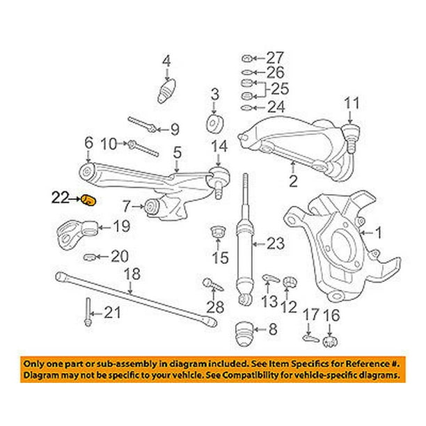 Dodge Chrysler Oem 97 04 Dakota Front Suspension Torsion Bar Swivel 4322561