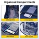 thumbnail image 5 of Mochila Vorspack, PVC transparente, resistente, azul marino, 5 of 6
