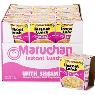 2 pack) (12 Packs) Maruchan Lime with Shrimp Instant Lunch Ramen