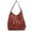 Brown, variant on Stylago Vintage Leather Shoulder Bags for Women Water Proof Shopping Handbag Ladies Trendy Underarm Zipper Tote Bag for Travel Brown