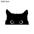 thumbnail image 2 of Pegatinas divertidas de gato negro asomando para coche, motocicleta eléctrica, ordenador, pegatinas bonitas, pegatinas impermeables para carrocería de coche, 2 of 2