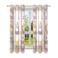 thumbnail image 7 of Yayeee Window Curtains Light Filtering 63"x42" Grommet Panel Pair Home Living Room Decor, Purple Jam Jars, 7 of 7