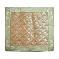 thumbnail image 3 of AYktou Mugwort Floss Cooling Rattan Chair Cushions, 16.1×16.1 Inch Summer Breathable Chair Mat Car Seat Cushion with Embroidered Edge Trimming, Non-Slip Comfortable Seat Pad for Dining Office Chairs, 3 of 7