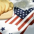 thumbnail image 5 of Independence Day Tablecloth Rectangle July 4th Red White Blue Table Top Covers Table Runner Decorations for Indoor Outdoor Party Holiday Wedding Dining (60 x 120 Inch, Stars and Stripes), 5 of 5