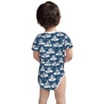 thumbnail image 5 of Daiia Snow Penguin Printed Unisex-Baby Short Sleeve Onesies Bodysuits Baby Climbing Clothes Soft and Comfortable Romper with Expandable Shoulder Design-3 Months, 5 of 8
