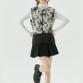 thumbnail image 5 of Women's Lightweight Solid Color Sleeveless Vest Jacket Casual Winter Button Front Layering, 5 of 5