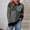 Black, variant on AOOCHASLIY 2023 Womens Sweater Fashion Women Patchwork Long Sleeve Pullove Round-Neck Casual Sweater Tops