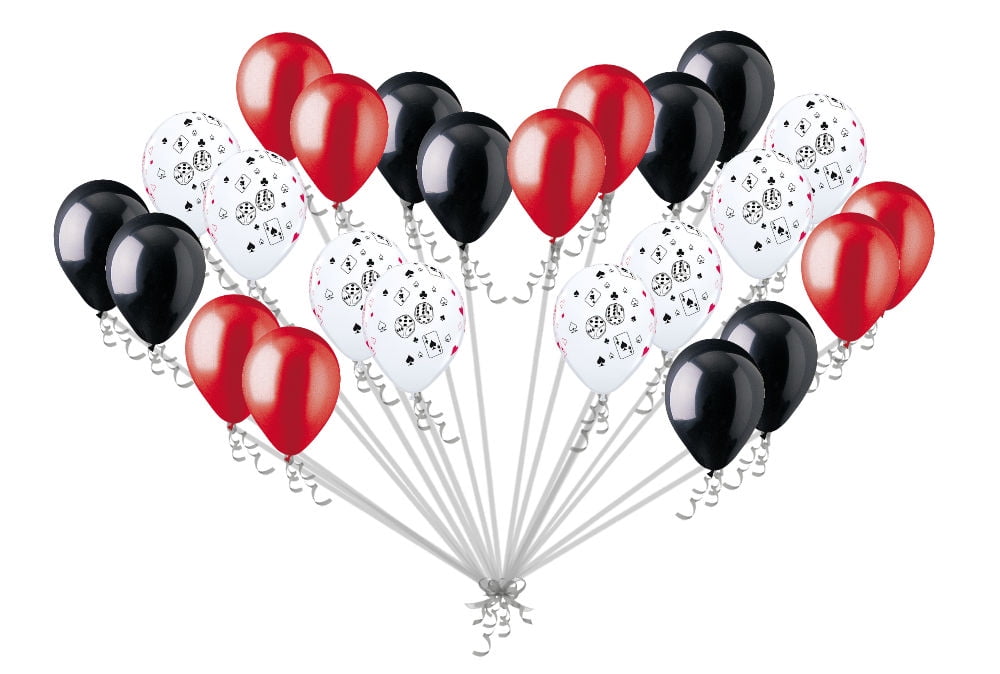 Mayflower Products Ultimate Casino Night Party Supplies Poker Balloon Bouquet 