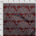 thumbnail image 2 of oneOone Cotton Flex Fabric Leaves & Floral Block Print Fabric BTY 40 Inch Wide, 2 of 4