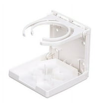 Attwood Marine-Attwood 2449-7 Dual-Ring Fold-Up Cup Holder, White