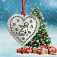 thumbnail image 3 of Wangscanis Christmas Tree Ornament, Solid Pewter Hanging Decoration, Holiday Gift, 3 of 5