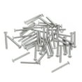 thumbnail image 1 of Unique Bargains M1.4x0.3x12mm 50Pack Metal Flat Round Head Screws Phillips Drive Machine Bolt, 1 of 5
