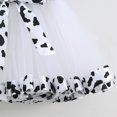 thumbnail image 6 of Toimothcn Baby Girls Tutu Skirts Casual Cow Printed Mesh Lace Tulle Skirts Low Waist A Line Carnival Stage Performance Princess Mini Skirt 2-4 Years, 6 of 6