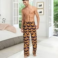thumbnail image 4 of PISONIC Funny Mens Pajama Pants Lounge Men's Pajama Bottoms Soft Sleep Pants With Pockets Drawstring, 4 of 7