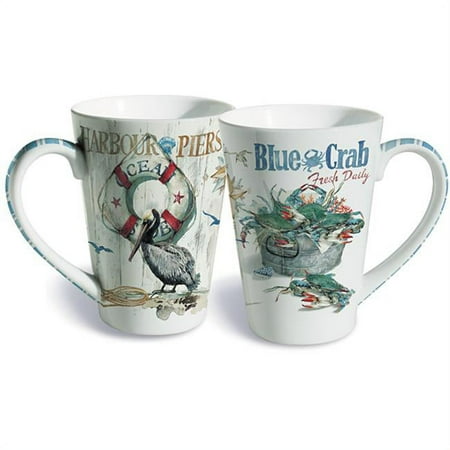 

Lissom Design 35060 Porcelain Mug - Bayside