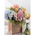 thumbnail image 2 of 1pc Plastic Artificial Flower Bouquet, Artificial Flower Bundle For Wedding, Home Decor, 2 of 5