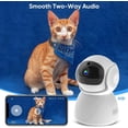 thumbnail image 4 of Home Security Camera,DFITO 1080p HD 5Ghz Wifi Indoor Camera, 360 Degree Panoramic Camera, Cam Monitor for Baby/Pet, 4 of 8