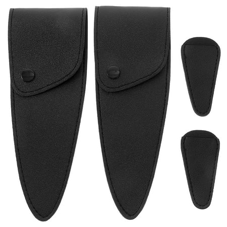 

4pcs Scissor Case Scissor Protector Sheath Pu Sewing Cover Trauma Shear Holster