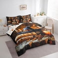 thumbnail image 4 of Manfei Witch Hat Child Bedding Comforter Set 7pcs, Happy Halloween King Bedding Sets, Vintage Western Festival Reversible Bed Sheets, Ultra Soft Home Decor, 4 of 8