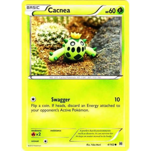 Pokemon BREAKthrough Cacnea #4